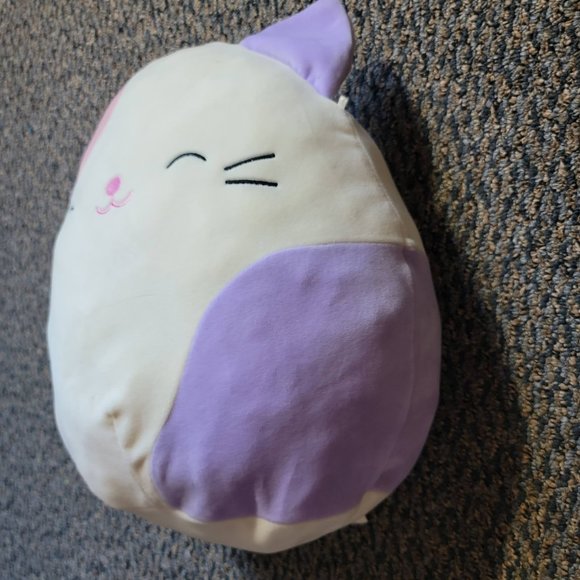 Charlotte the Pink and Purple Calico Cat Squishmallows Dated 10/2017 - Picture 4 of 13